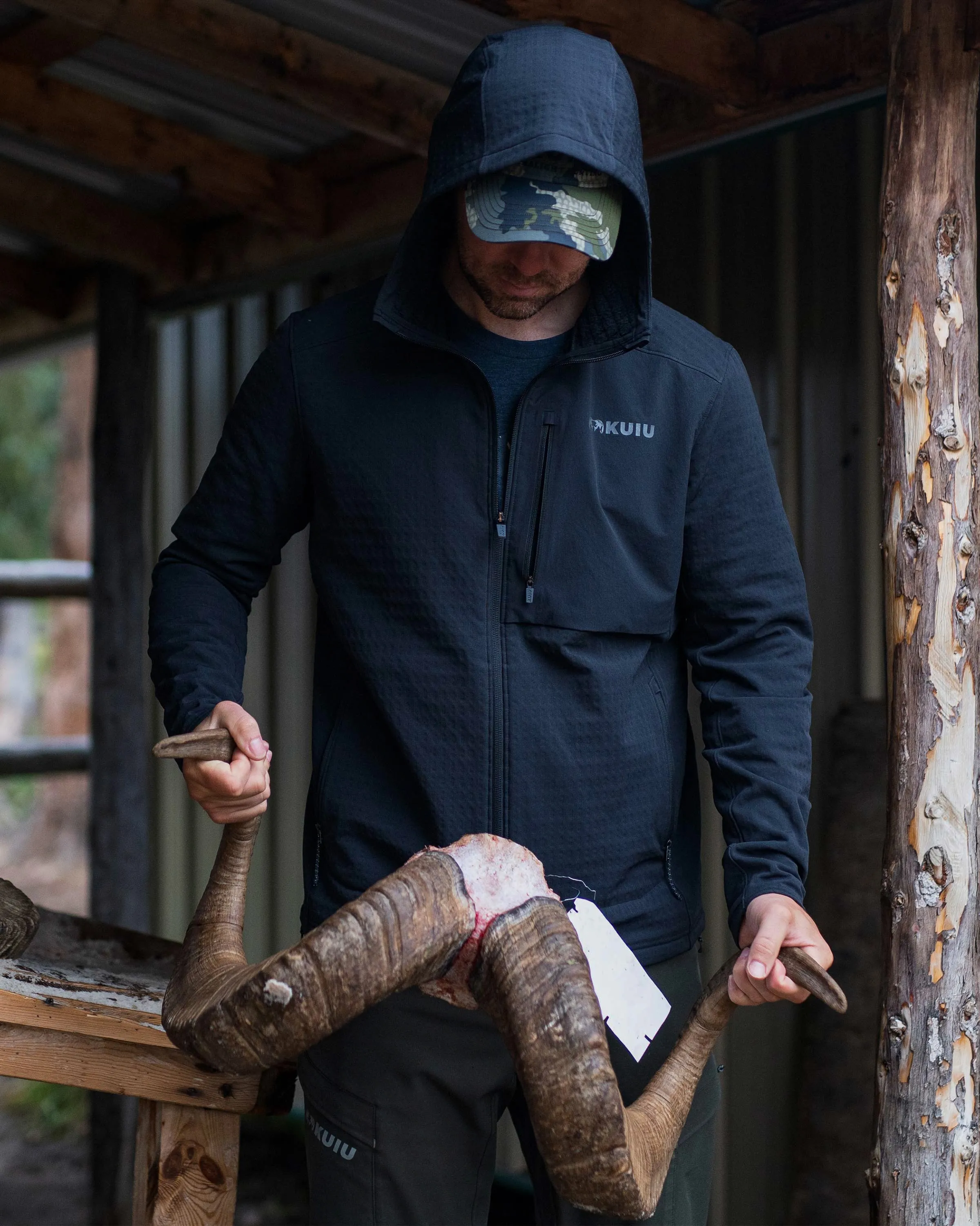 Blockfield Fleece Hoodie | Black