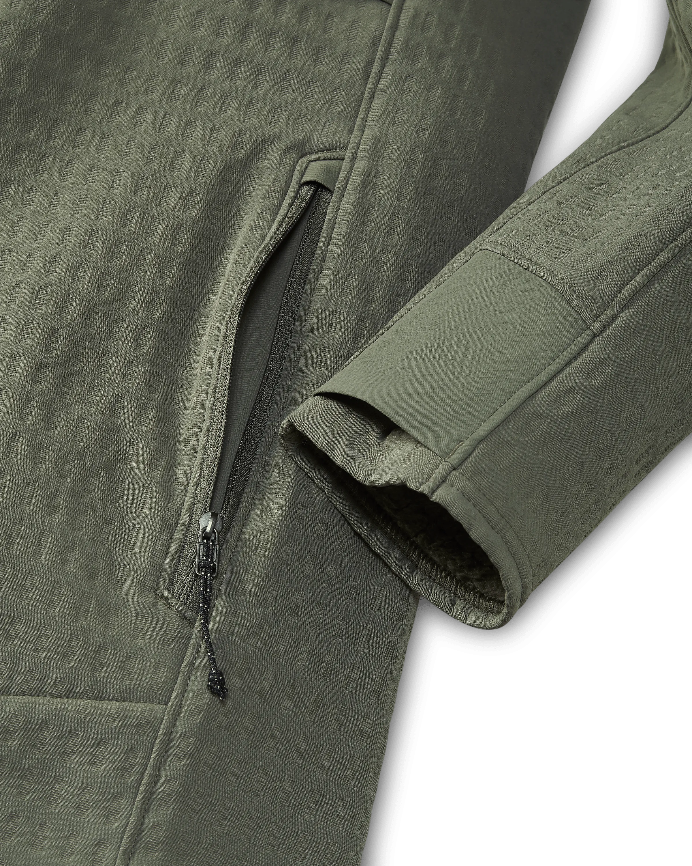 Blockfield Fleece Hoodie | Dark Sage
