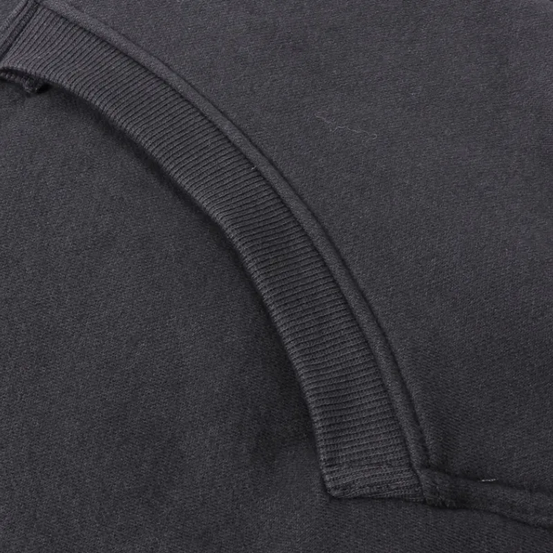 Boxy fit high neck ski mask zip front hoodie