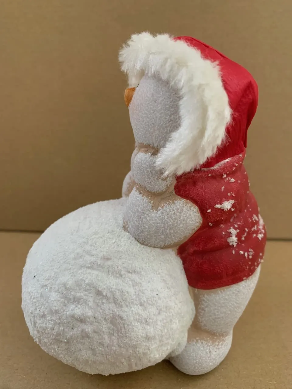 Ceramic Snowman With Snowball