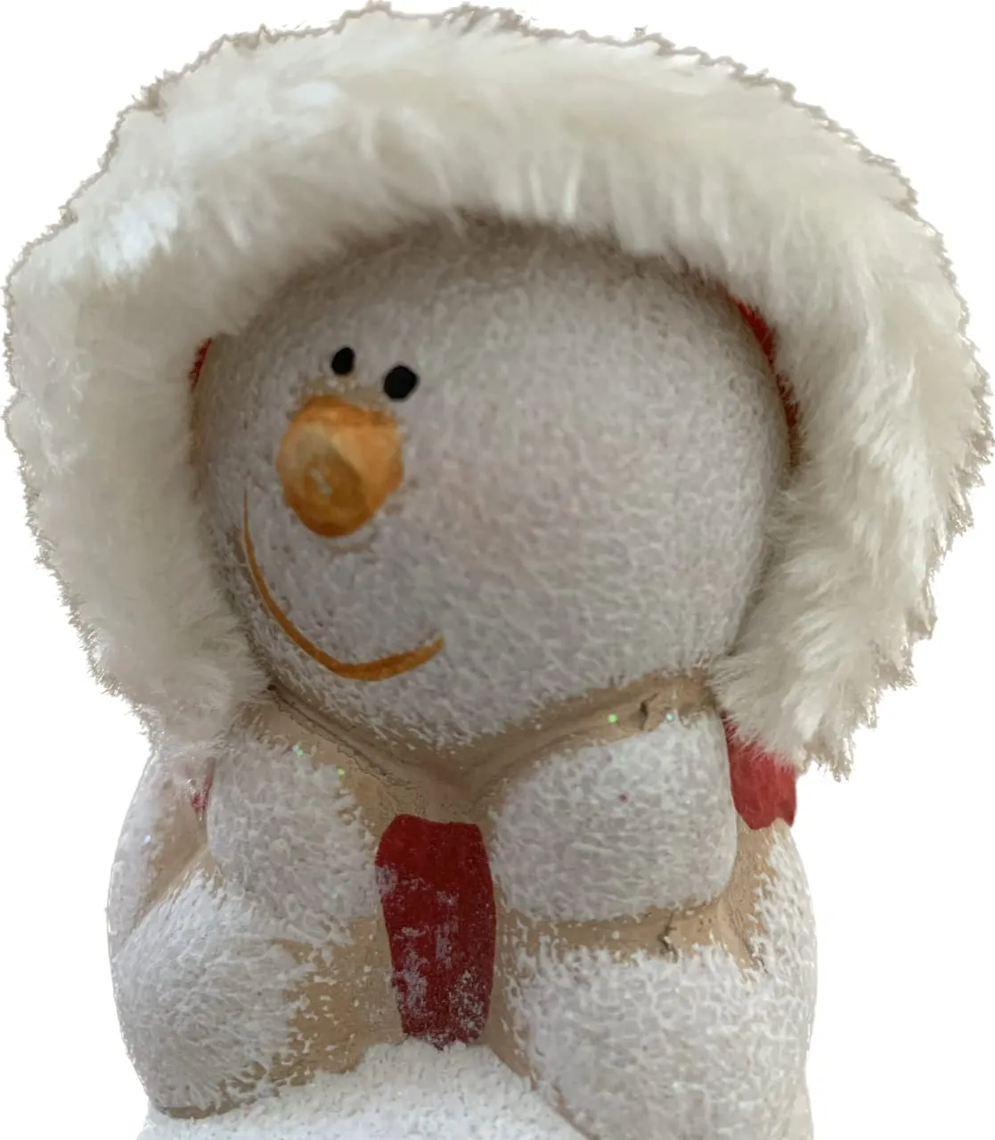Ceramic Snowman With Snowball