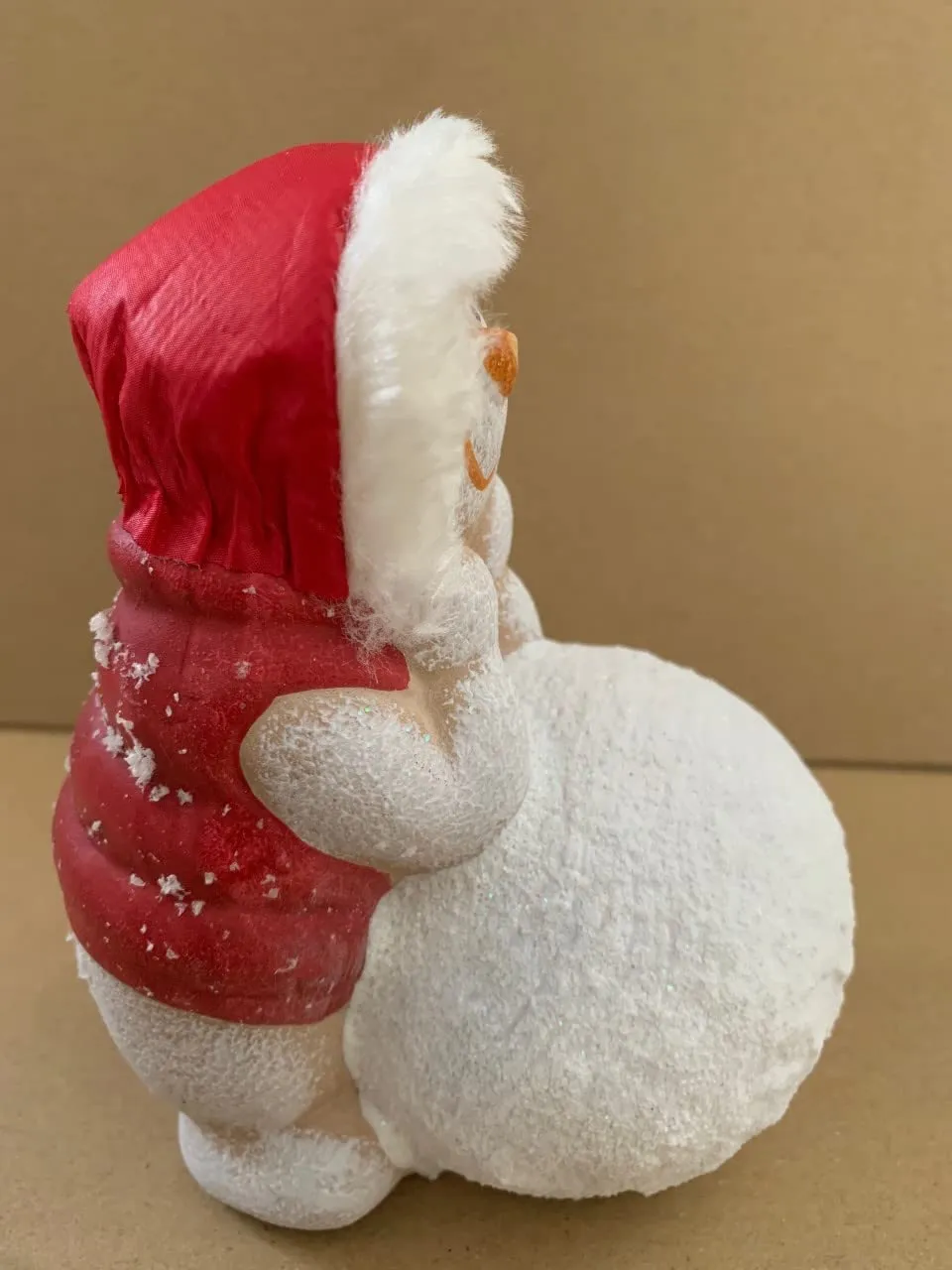 Ceramic Snowman With Snowball
