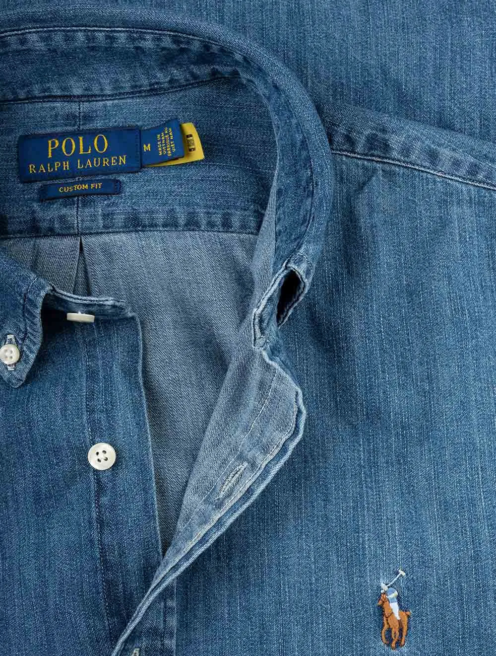 Custom Fit Denim Shirt Denim