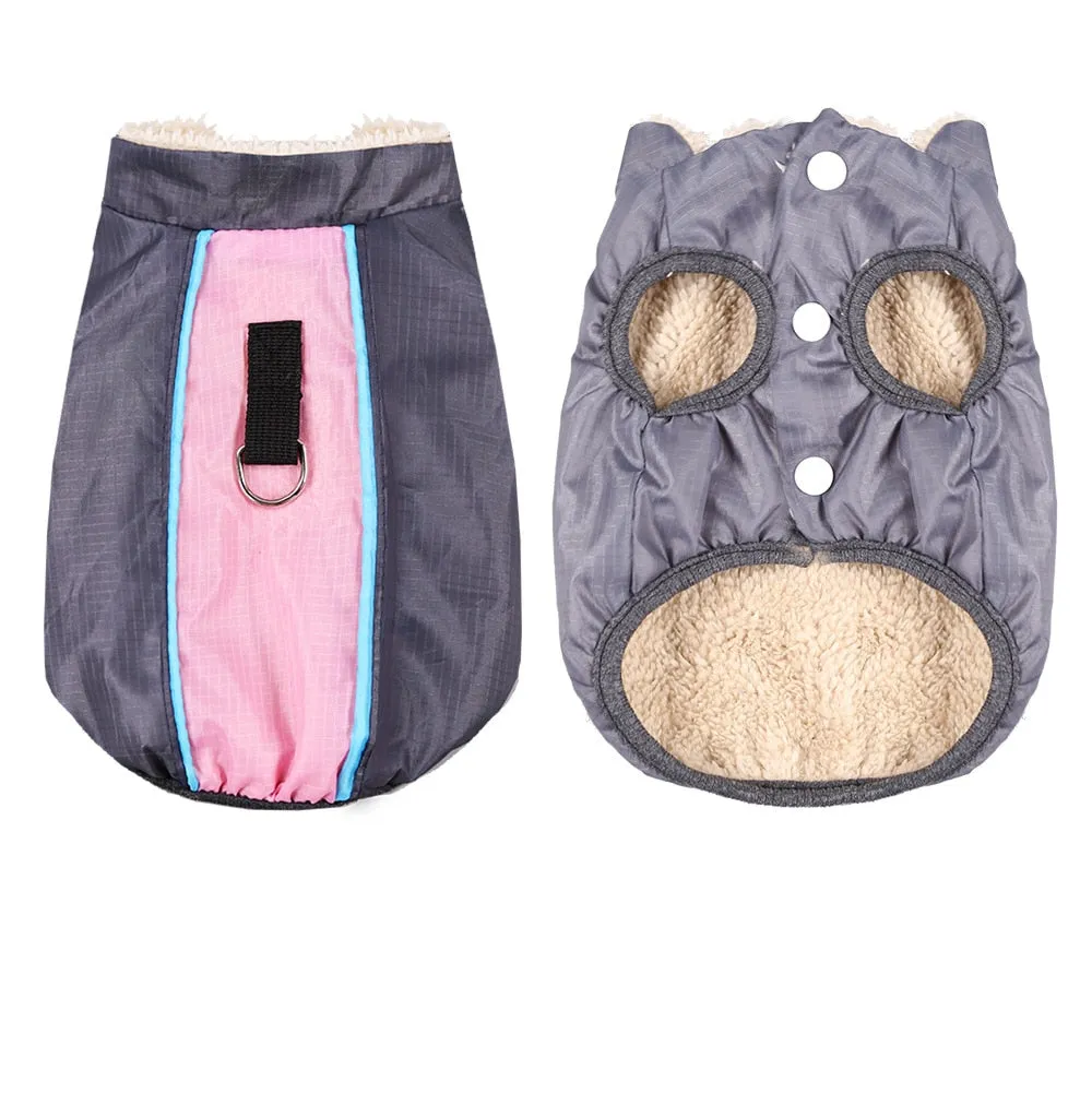 Dog Cat Jacket Coat Waterproof Winter Warm Vest