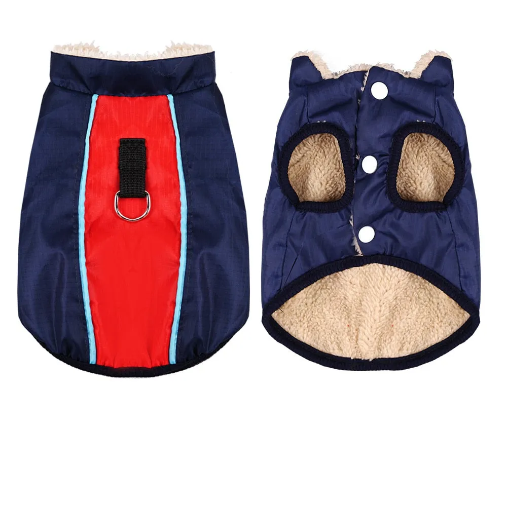 Dog Cat Jacket Coat Waterproof Winter Warm Vest