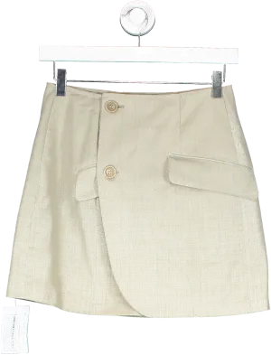Green Kenzo Wrap Around Skirt UK 6