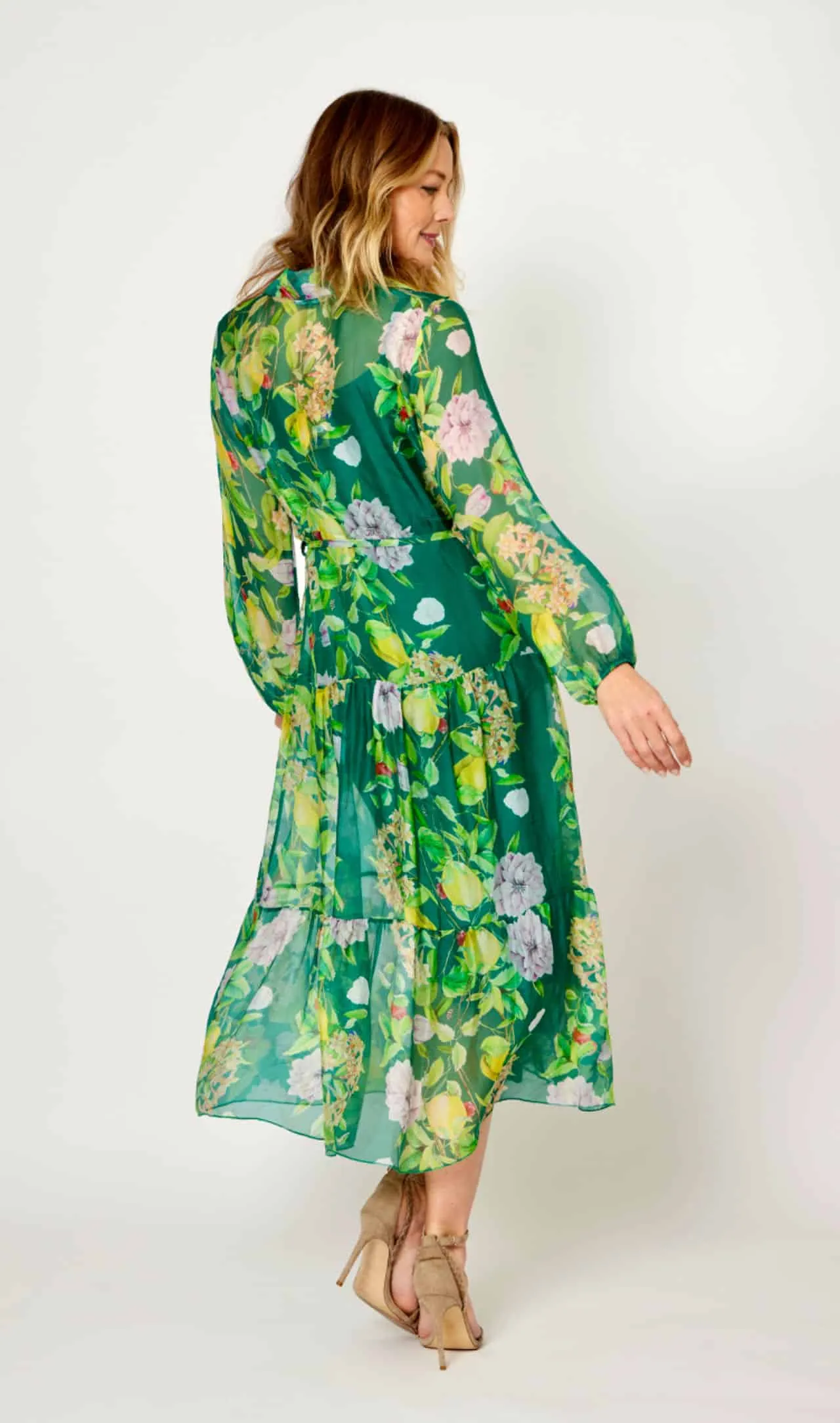 La Strada - Silk/Viscose Tiered Shirt Dress - Gucci