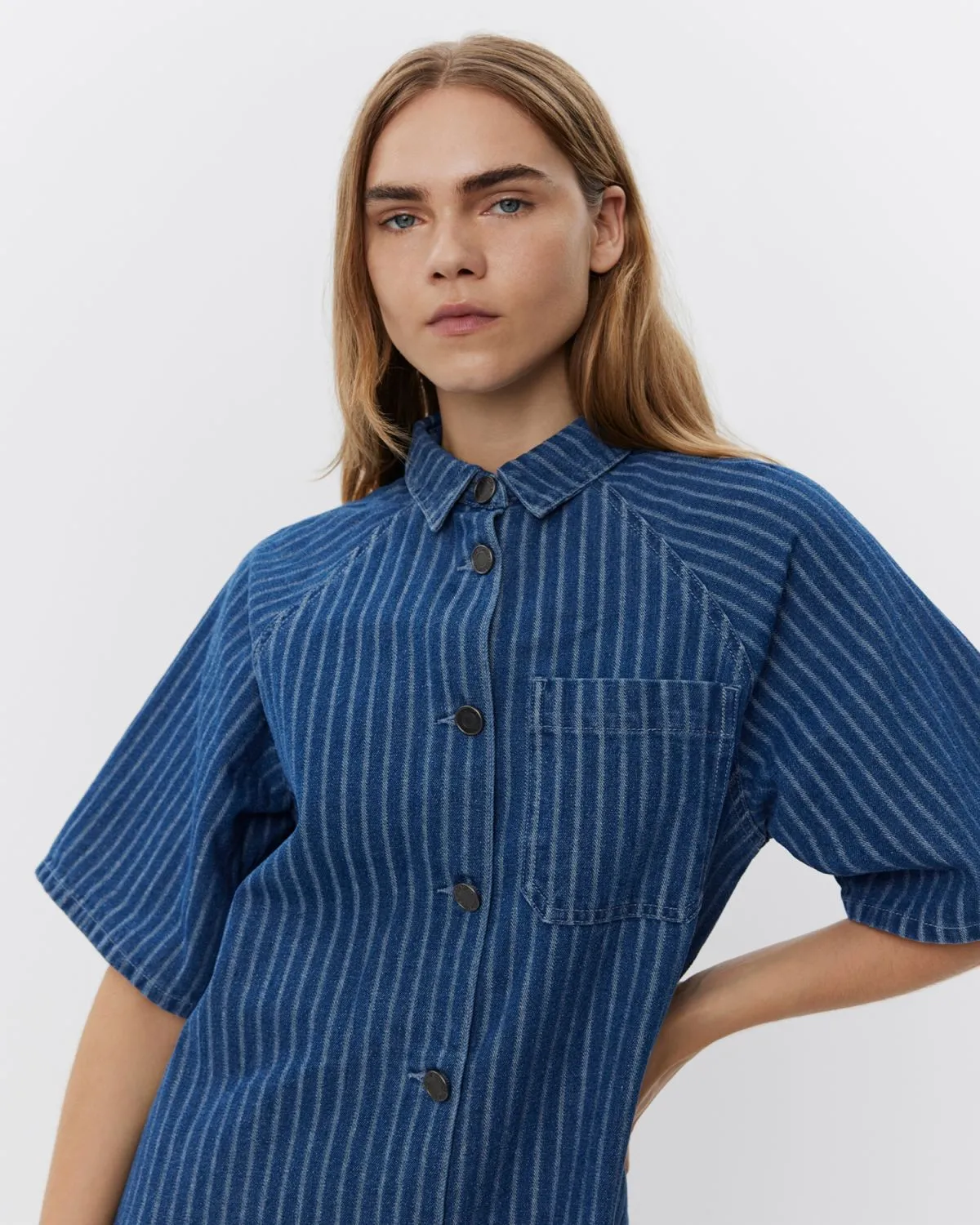 MAYSW SHIRT - Denim blue