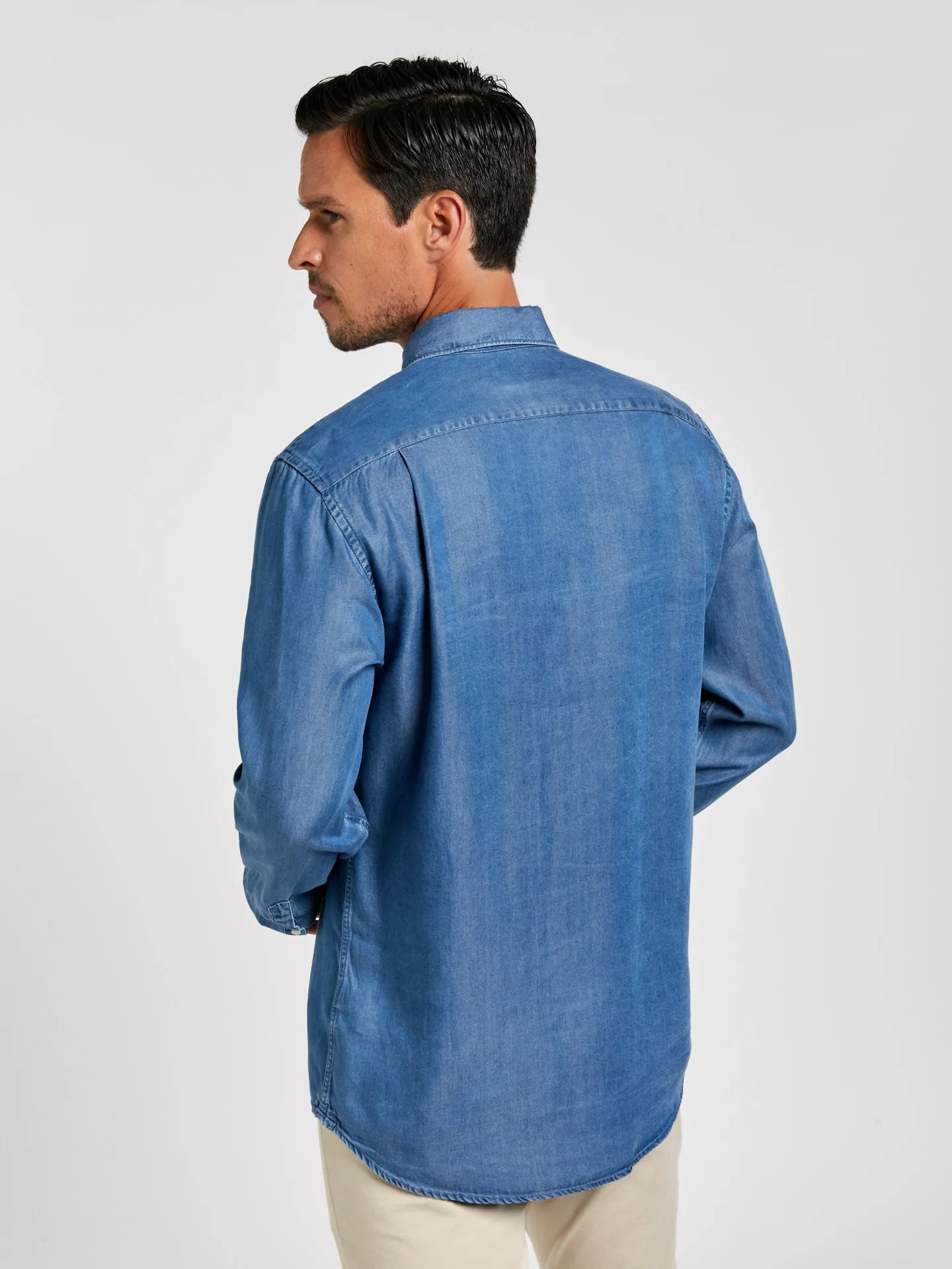 Regular fit denim capsule shirt