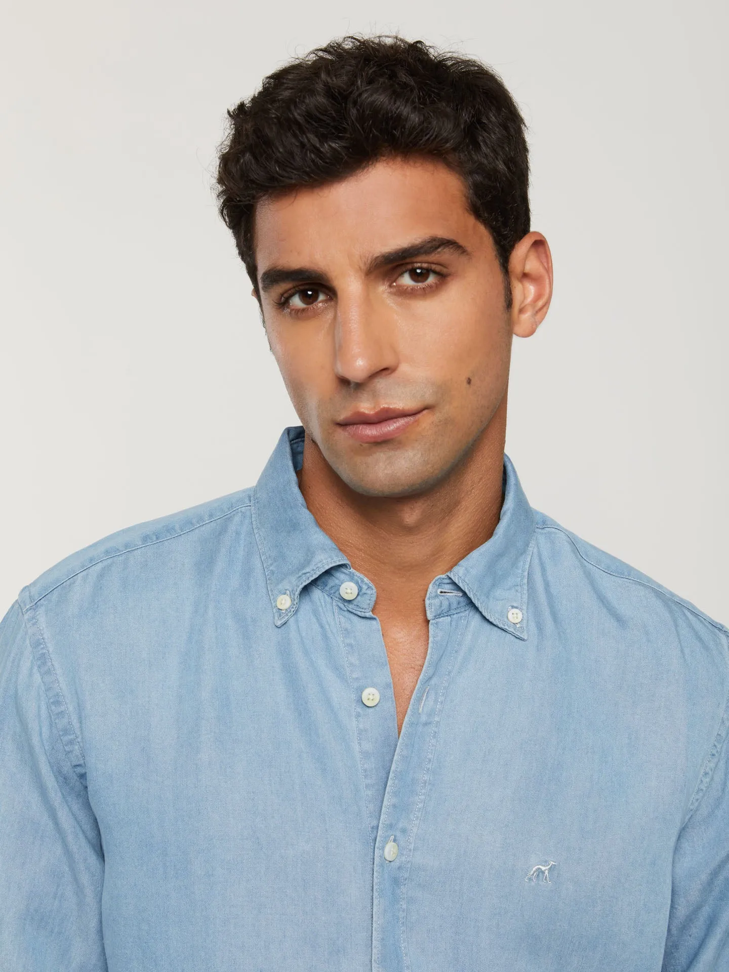 Regular fit denim capsule shirt