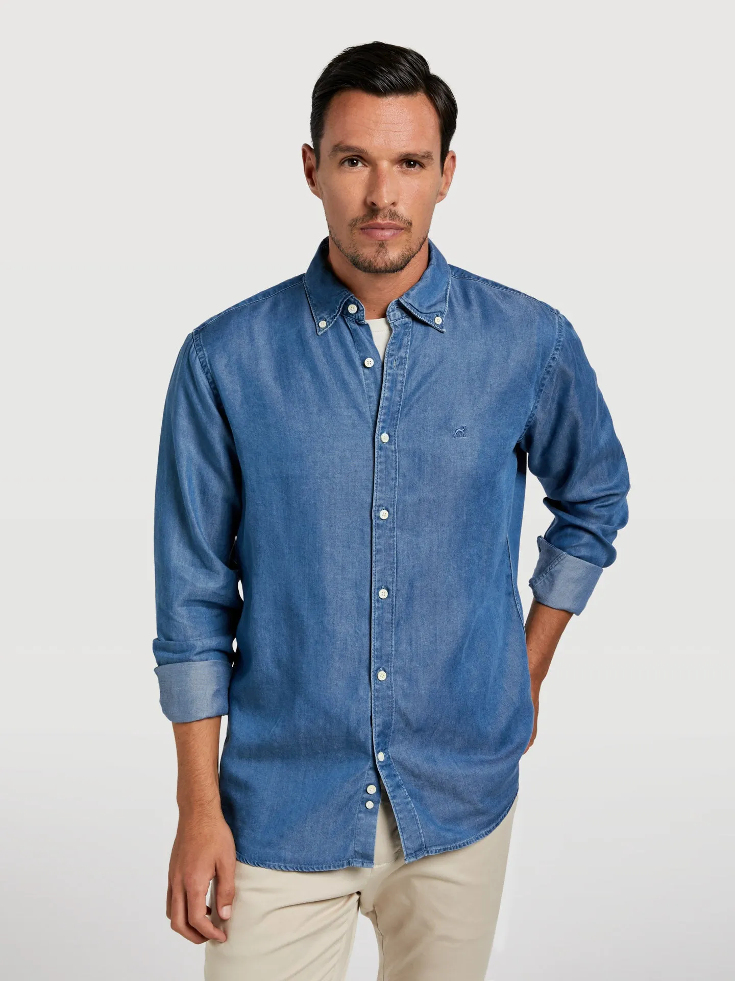 Regular fit denim capsule shirt