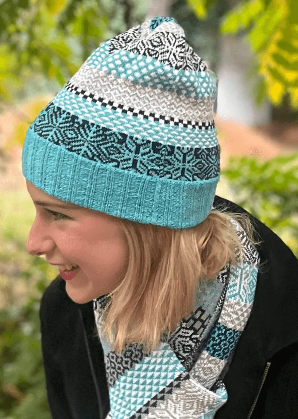 SNOWFALL Knitted Scarf Made in USA