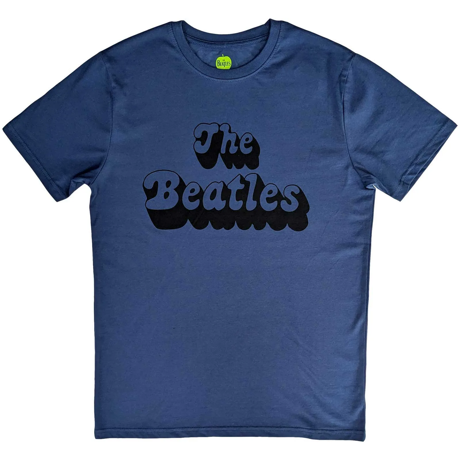 The Beatles Unisex T-Shirt: Text Logo Shadow