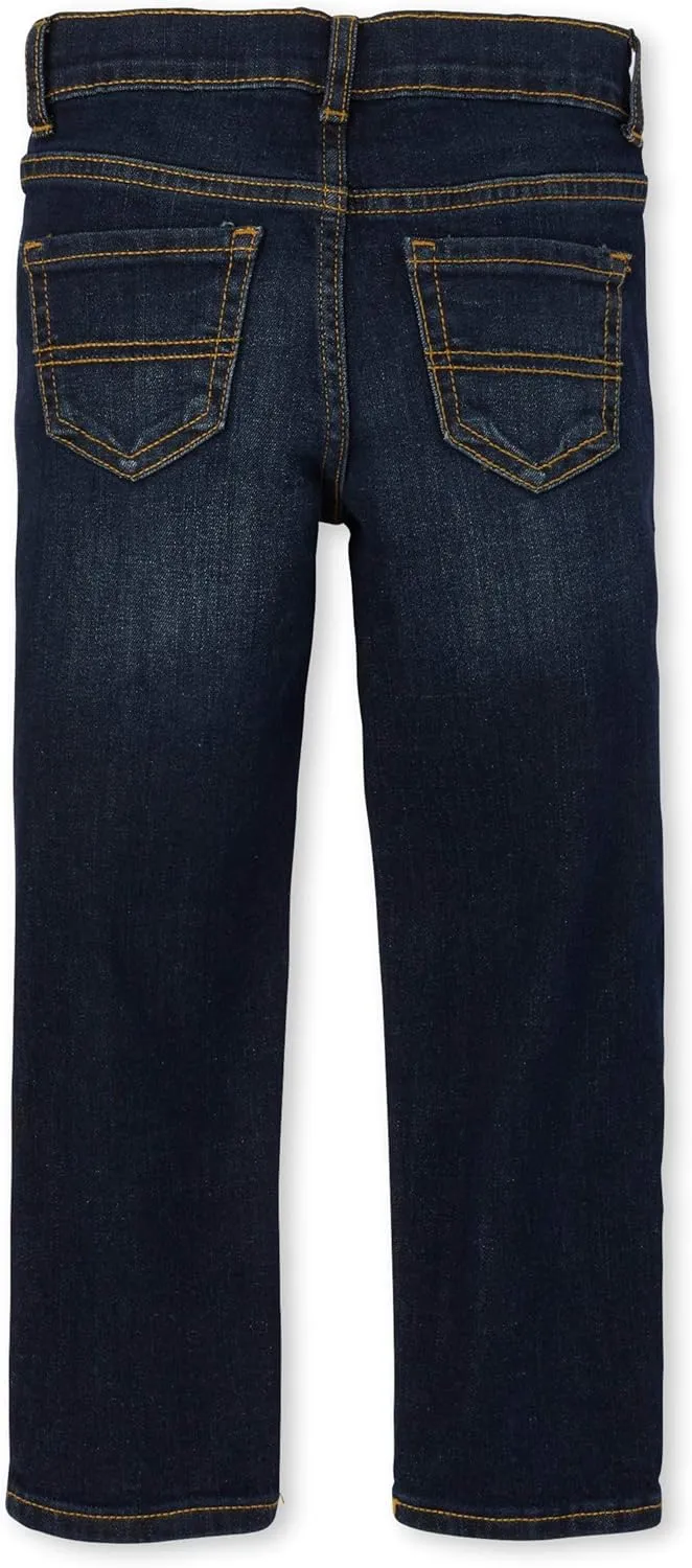 The Children's Place Boys' Stretch Straight Leg Jeans