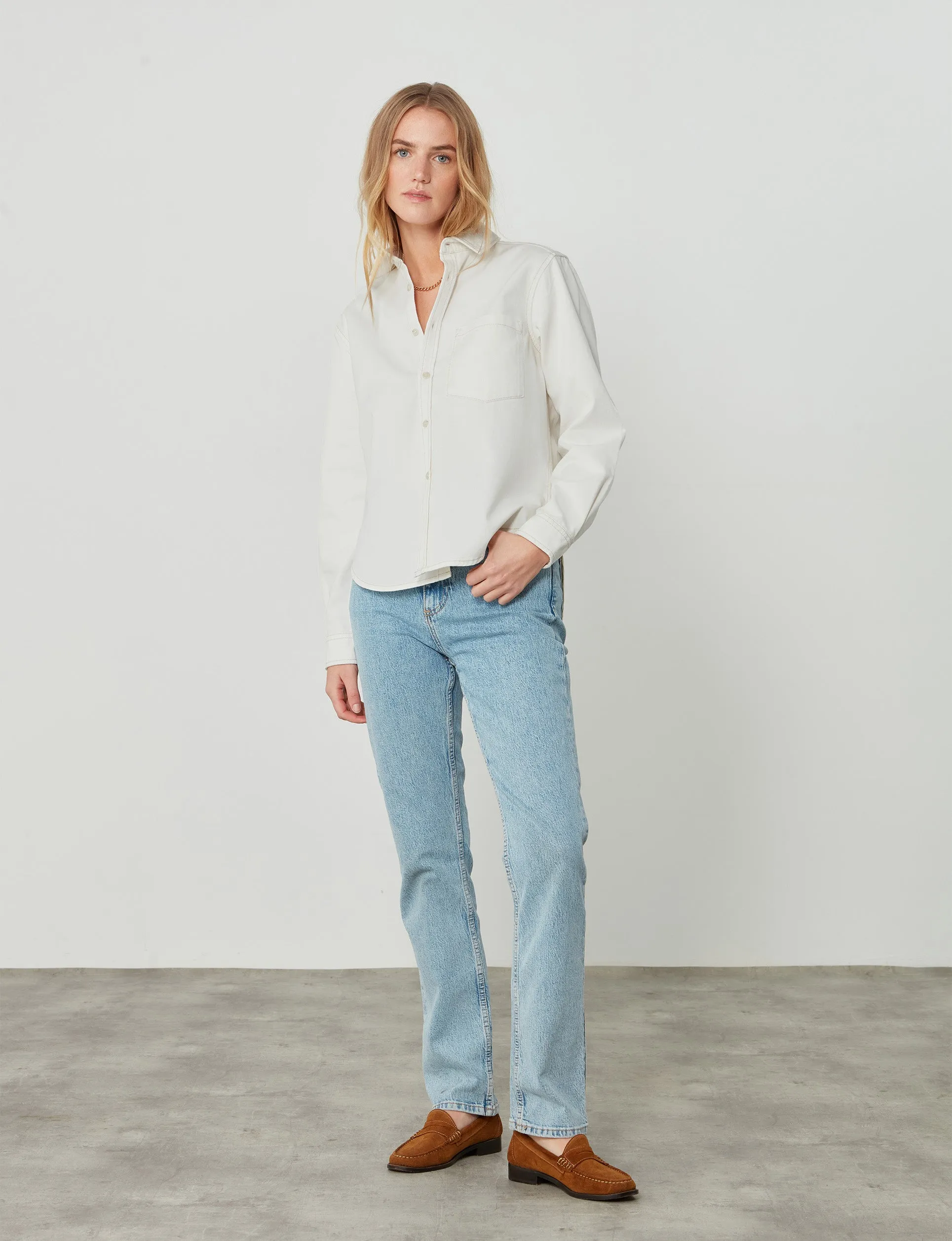 The Classic: Denim, Off-White