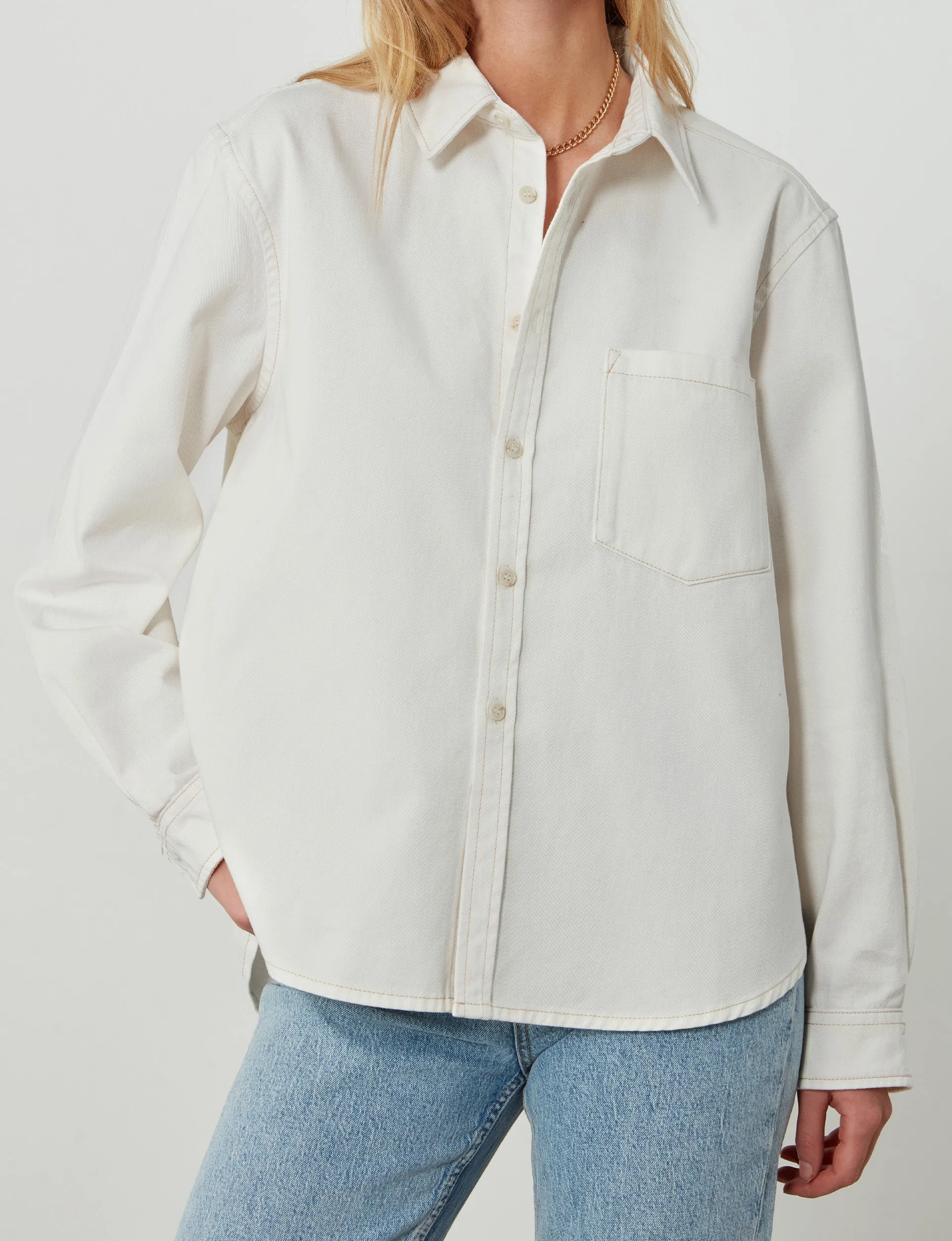 The Classic: Denim, Off-White
