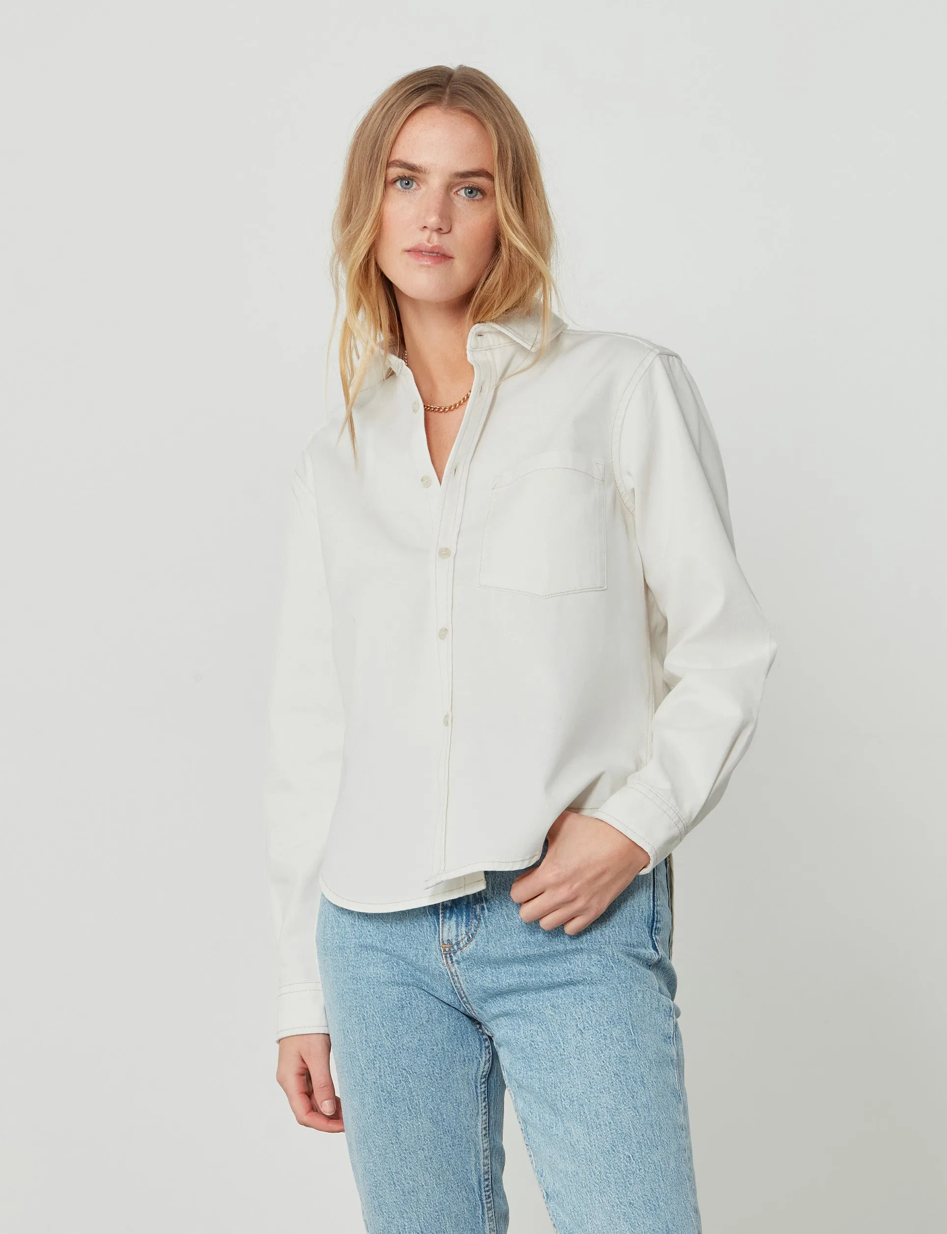 The Classic: Denim, Off-White