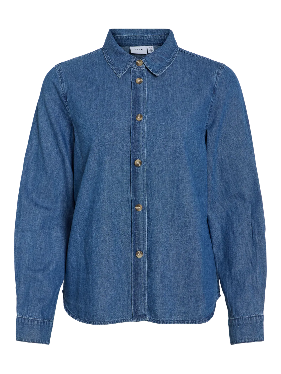 VICAYA Shirt - Medium Blue Denim