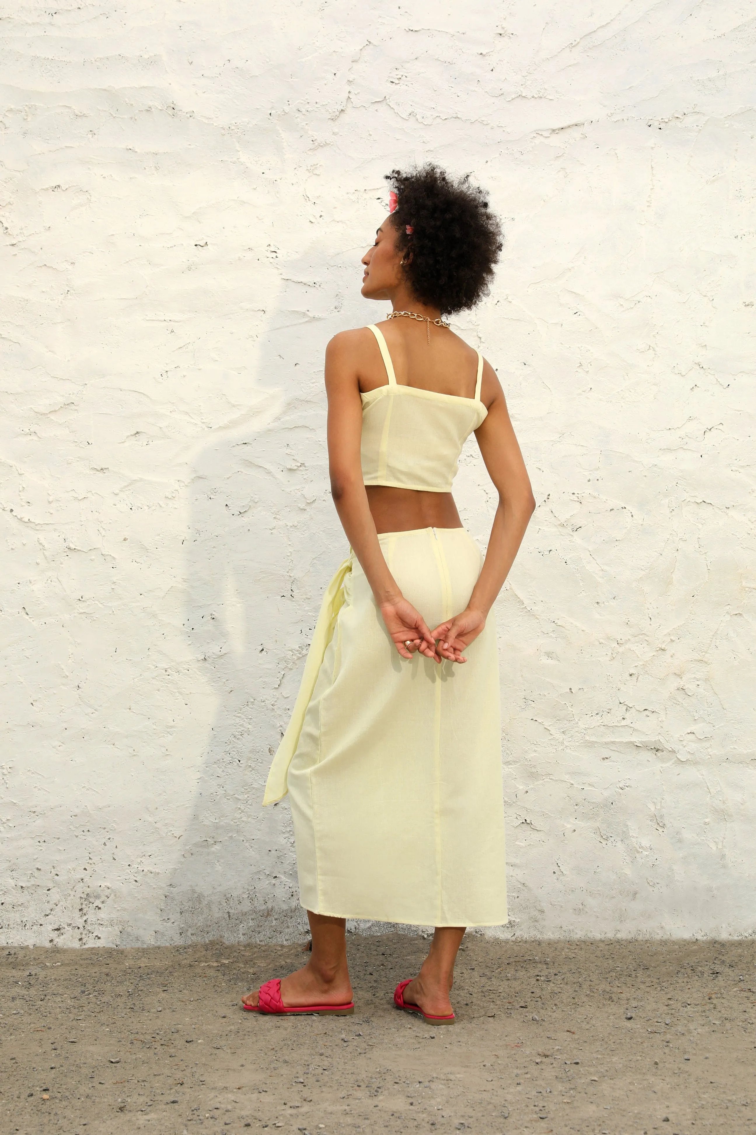 Yellow Mellow Beach Co-ord Set