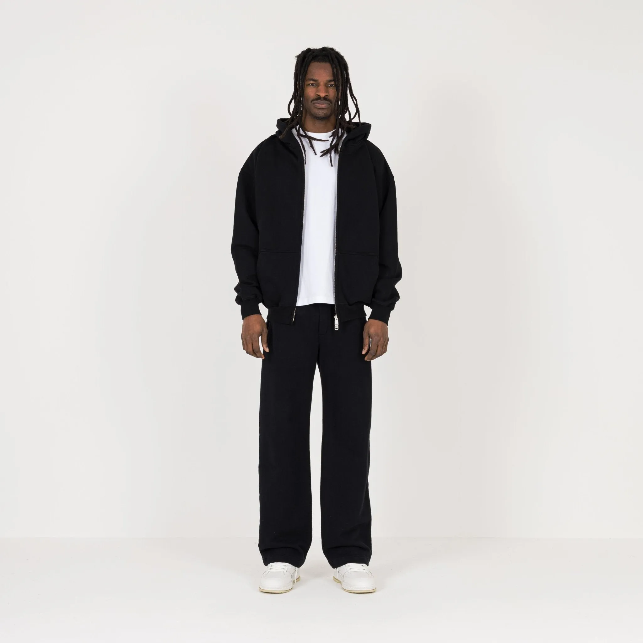 Zip Hoodie - Black