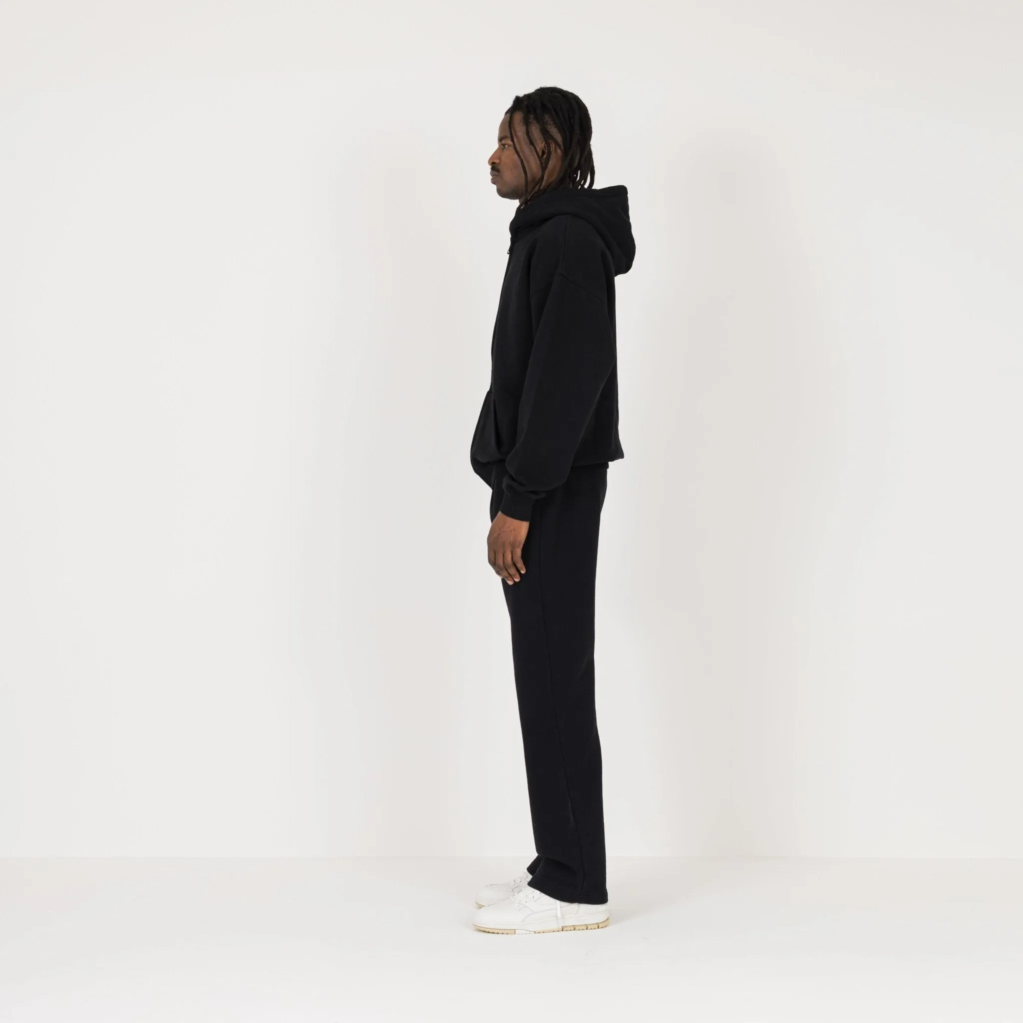 Zip Hoodie - Black