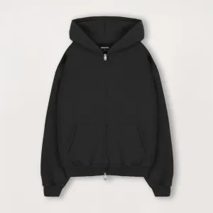 Zip Hoodie - Black